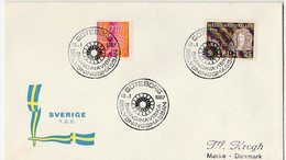 Svergie 1987  Briefmarken Postcard Postkarte - Lettres & Documents