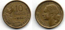 10 Francs 1954 TTB - Other & Unclassified