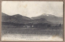 CPA 84 - BEAUMES DE VENISE - Chaines Du Mont Ventoux Vue Des Dentelles De Beaumes - TB PLAN Plaine Vallée - Beaumes De Venise