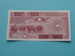 5 Shillings - Muqdisho 1983 ( 835487 ) Bankiga Dhexe Ee SOOMAALIYA ( For Grade, Please See Photo ) UNC ! - Somalie