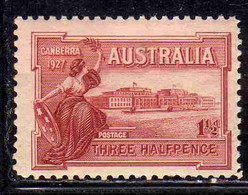 AUSTRALIA 1927 PARLIAMENT HOUSE CAMBERRA 1 1/2p MNH - Neufs