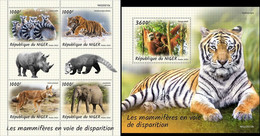 Niger 2022, Animal In Danger, Tiger, Monkey, 4val In BF +BF - Schimpansen