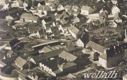 Rar Luftbildaufnahme Schussenried Wohnhäuser Mit Sportplatz Stadion Ca. 1950er - Bad Schussenried