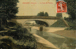 Sillery * Un Coin Du Village Et Le Pont De Pierre * Cpa Toilée Colorisée - Sillery