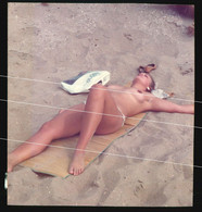 Orig. Foto 80er Jahre, Süßes Junges Mädchen, FKK, Große Brust, Cute Young Girl, Big Breast Beach, Nude Topless, Teenager - Non Classés