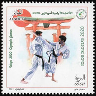 ALGERIA 2021 - 1 V - MNH - Karate - Olympic Games Tokyo JO Olympics Olympische Spiele Jeux Olympiques Japan - Zonder Classificatie