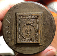 Parma 25 Cent Punzone 650 Gr. Tipo Francobollo Antichi Stati - Monarchia/ Nobiltà
