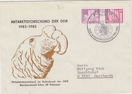 DDR 1983 Antarktisforschung Ca Potsdam 03-10-1983 (DD213A) - Forschungsprogramme