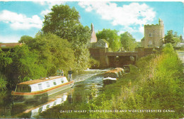 GAILEY WHARF, STAFFORDSHIRE, ENGLAND. USED POSTCARD   Tw3 - Autres & Non Classés