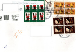 USA, Envelope 2022, Blocks Of 4 & 6 From 1972, 1973, 1981 - Covers & Documents