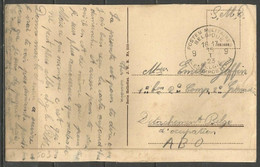 Belgique - Cachet "POSTES MILITAIRES 9" Du 15-1-23 - Carte Postale DUISBURG-RUHRORT Rheinbrücke - Covers & Documents