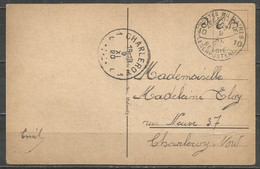 Belgique - Cachet "POSTES MILITAIRES 10" Du 9-11-20 - Carte Postale MALMEDY Ueberbrück - Briefe U. Dokumente