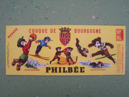 BUVARD. PUBLICITE "PHILBEE". COUQUE DE BOURGOGNE.  100_6682 - Sucreries & Gâteaux