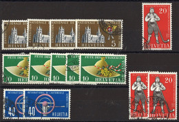 SVIZZERA 1955 Usati - Oblitérés