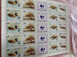 WWF Stamp Sheet Of 5 SetsMNH From Hong Kong MNH - Covers & Documents
