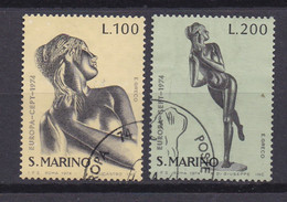 SAN MARINO, 1974, Cancelled Stamp(s) , Europe CEPT, Michel Nr(s). 1067-1068 Scannr. 22638 - Used Stamps