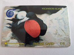 ASCENSION ISLAND   15 Pound   ASC-M3C / FRIGATE BIRD   3CASC  MINT   OLD  Logo C&W **10462** - Ascension