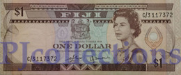 FIJI 1 DOLLAR 1980 PICK 76a XF W/HOLES - Fidschi