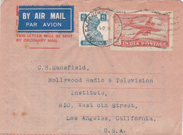 INDE : Inland Letter Cards  CaD S.W Expérimental S.O. Pour Los Angeles - Inland Letter Cards