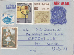 INDE : Inland Letter Avec Compléments Pour Les USA - Inland Letter Cards