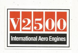 Autocollant , Aviation, Moteur V2500 , International Aero Engines - Autocollants