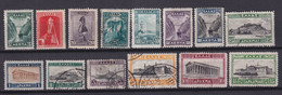 GRECE - 1927 - SERIE COMPLETE YVERT N°348/361 * OU OBLITERES - COTE = 45 EUR - Neufs