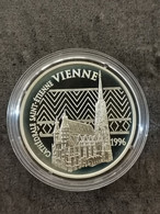 100 FRANCS 15 ECUS BE PROOF CATHEDRALE SAINT-ETIENNE DE VIENNE 1996 / 20000 EX SILVER FRANCE / CAPSULE - Probedrucke