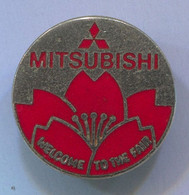 MITSUBISHI - Car, Auto, Automotive, Enamel, Vintage Pin, Badge, Abzeichen - Mitsubishi