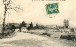 44 - Oudon - Vue Prise De L'avenue De La Gare - Oudon