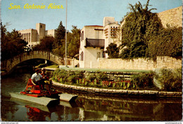 Texas San Antonio River Scene - San Antonio