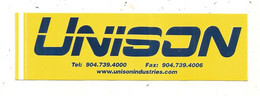 Autocollant , UNISON Industries - Aufkleber