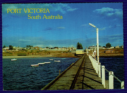 Ref 1557 - C 1991 Postcard - Port Victoria From The Pier - South Australia - 90c Rate To UK - Altri & Non Classificati