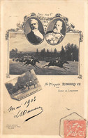 HIPPODROME LONGCHAMP-1er MAI 1903- SA MAJESTE EDOUARD VII AUX COURSES DE LONGCHAMP - Paardensport