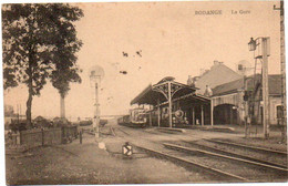 Rodange   La Gare Trains Voyagé En 1920 - Pétange