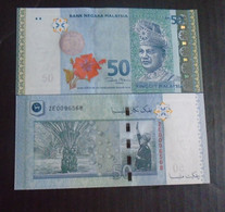 MALAYSIA , P 50ar, 50 Ringgit, ND 2009 , UNC Neuf , REPLACEMENT , 2 Notes - Maleisië