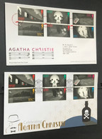 2016  GB Agatha Christie 2 Different Post Marks First Day Covers Always Welcome Your Offers On My Listings - 2011-2020 Em. Décimales