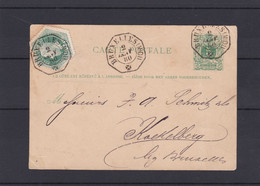 Bureau TELEGRAPHIQUE Bxl Midi + Timbre TG N° 4 - 1869-1888 Lying Lion