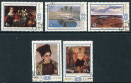 SOVIET UNION 1983 Belarussian Paintings Used.  Michel 5314-18 - Used Stamps