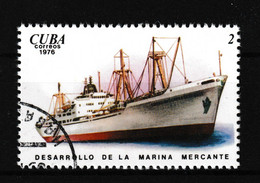 1976 Kuba / Cuba, Mi: 2163° Schiff, Desarrollo De La Marina Mercante - Gebraucht