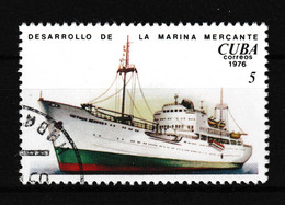 1976 Kuba / Cuba, Mi: 2165° Schiff, Desarrollo De La Marina Mercante - Gebraucht