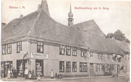 BÜTZOW Mecklenburg Buchhandlung Von S Berg Annoncen Expedition Belebt 23.8.1919 Gelaufen - Bützow