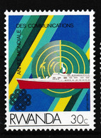 1984 Rwanda - Ruanda, World Communications Year,  Mi.1260** - Ongebruikt