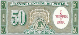 CHILI 5 CENTIMOS DE ESCUDO/50 PESOS - Chili
