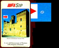 G P 149 C&C 2077 SCHEDA NUOVA SMAGNETIZZATA TURISTICA GRINZANE 5 TEP VARIANTE FALLA ROSA - [3] Erreurs & Variétées