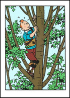 Double Carte Pliante/Dubbele Vouwkaart** Kuifje/Tintin - Les Bijoux De La/De Juwelen Van De/Die Juwelen Der - Castafiore - Philastrips