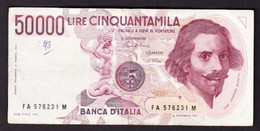 ITALIA 50000 LIRE BERRNINI TIPO 1 - 1984 P-113a1  Circ. - 50000 Lire