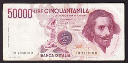 ITALIA 50000 LIRE BERRNINI TIPO 1 - 1985 P-113a2  Circ. - 50.000 Lire