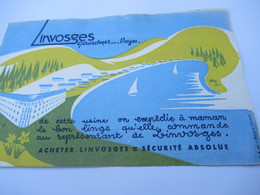 Buvard Publicitaire/Linge/LINVOGES/ Gérardmer , Vosges /Acheter Linvosges = Sécurité / Vers 1950-1960             BUV647 - Kleidung & Textil