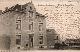 Environs De Namur  Hotel à Courrière Café Attelage Voyagé En 1903 - Assesse