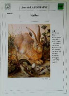 ►   Fiche   Litterature   Jean De La Fontaine Fables  Le Lapin Hoffman - Learning Cards